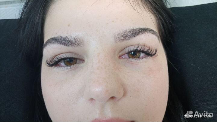 Наращивание ресниц модель