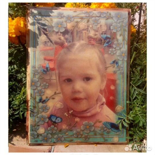 Портрет на дереве по фото