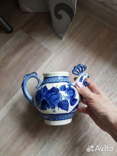 Чайник заварочный гжель