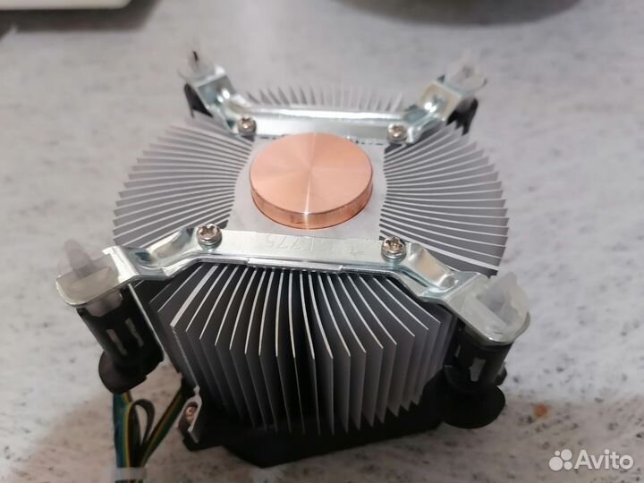 Lga 775/метал. бэкплейт Медн.сердечник+AMD 70x15мм