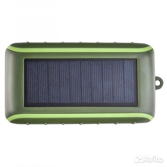 Повербанк с ручной подзарядкой и солнечной панелью