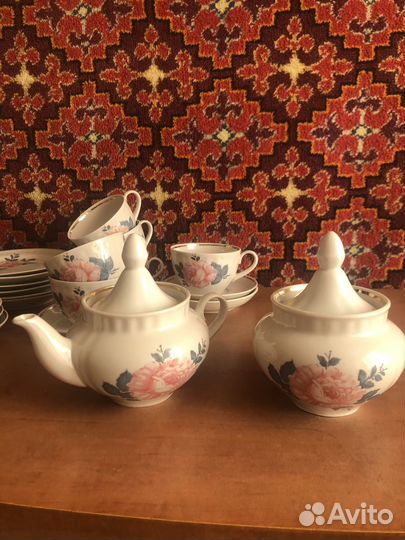 Сервиз чайный фарфор СССР