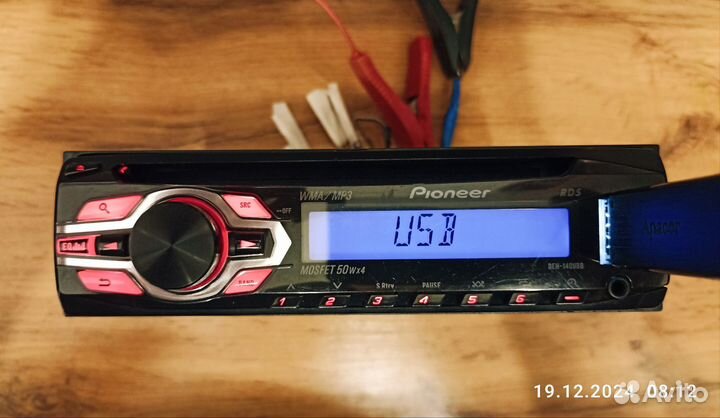 Магнитола Pioneer DEH-140UBB с Bluetooth