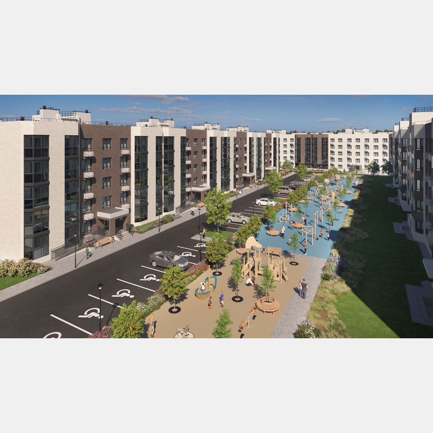 2-к. квартира, 59,5 м², 4/5 эт.