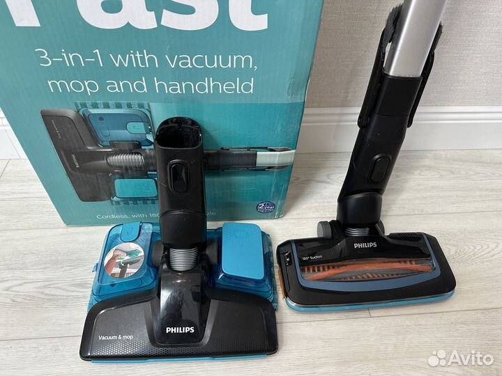 Пылесос беспроводной Philips SpeedPro Aqua FC6728