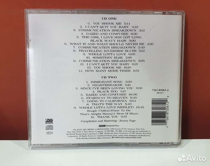 Led Zeppelin - BBS Sessions (2 CD, 1997, Germany)