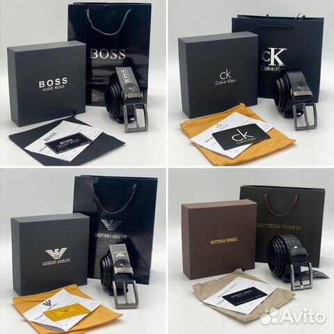 Мужской кожаный ремень