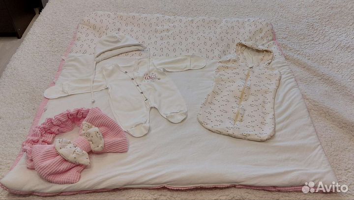 Конверт на выписку для девочки осень