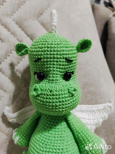 Дракон игрушка амигуруми символ 2024 года