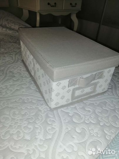 Коробка с крышкой IKEA Сторстаббе