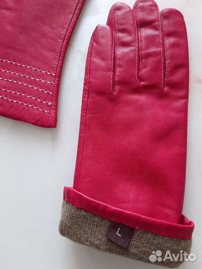 Перчатки женские кожаные рвзмер 7,5