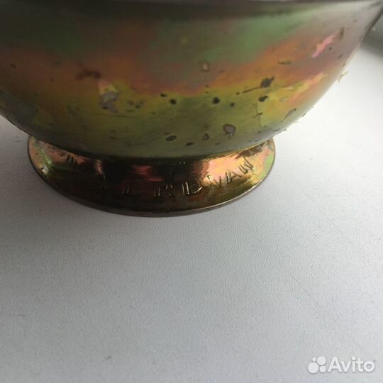 Салатник, креманка. ереван. СССР. клеймо. мельхиор