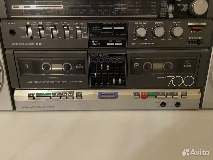 Кассетный магнитофон Sharp GF-700