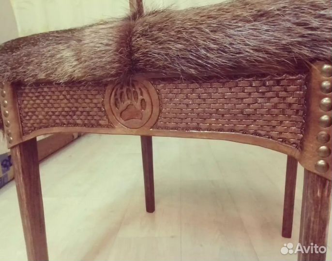 Комплект крафтовых хендмейд стульев 