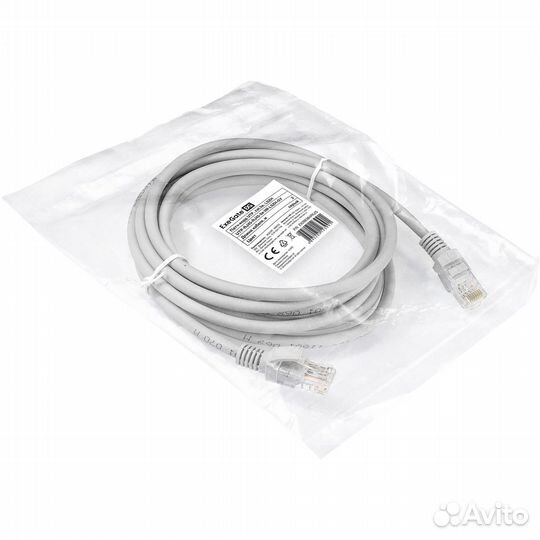 Кабель патч-корд литой U/UTP 5e кат. 3м