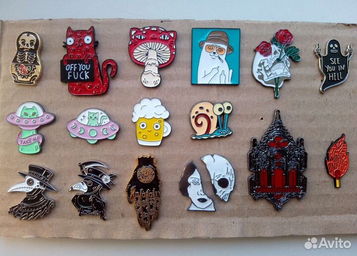 Значки Пины