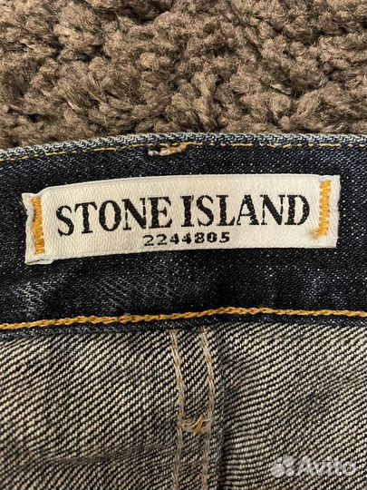 Джинсы stone island blue