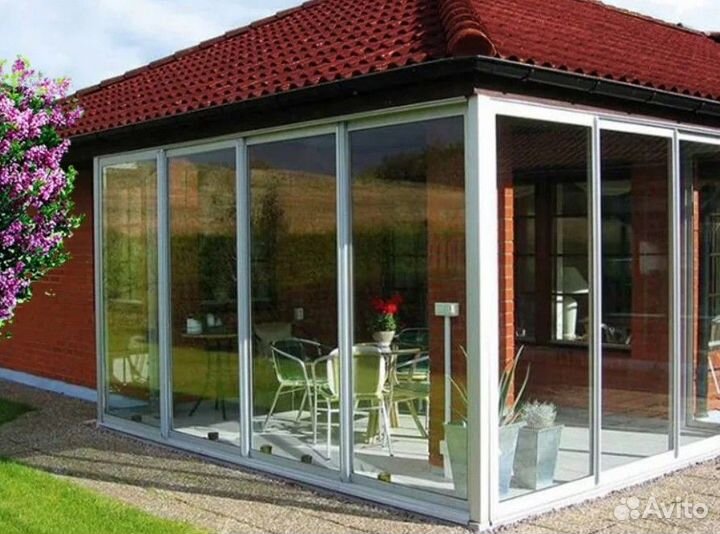 Остекление беседки веранды террасы
