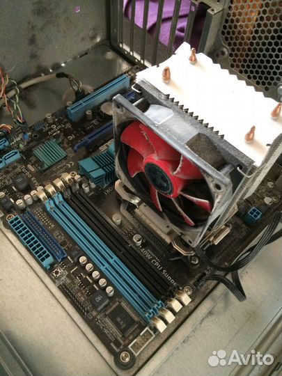 Материнская плата с процессором AMD Phenom II x6