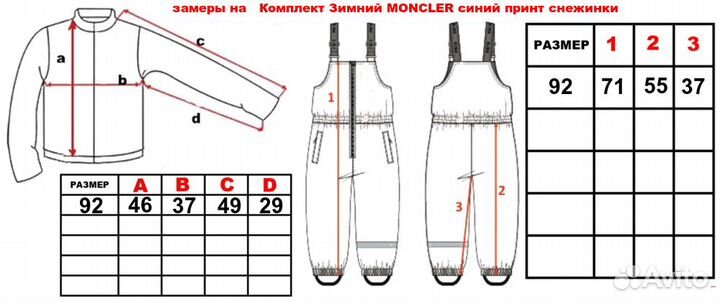 Комплект зима Moncler,Peluche,Tim et Pauline 92