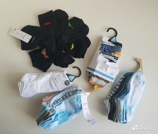 Носки новые Nutmeg Англия р35-37 мальчик/девочка