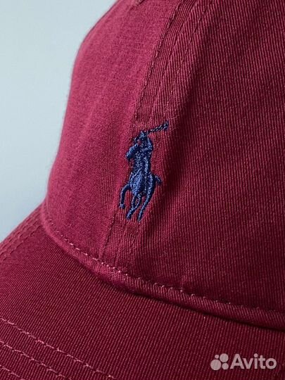 Кепка/Бейсболка Polo Ralph Lauren бордовая