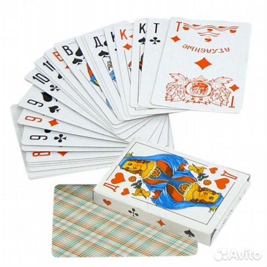 Карты игральные, 36шт. атласные