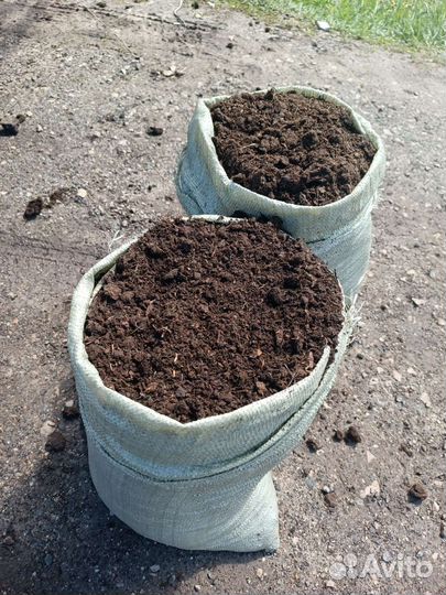 Перегной в мешках