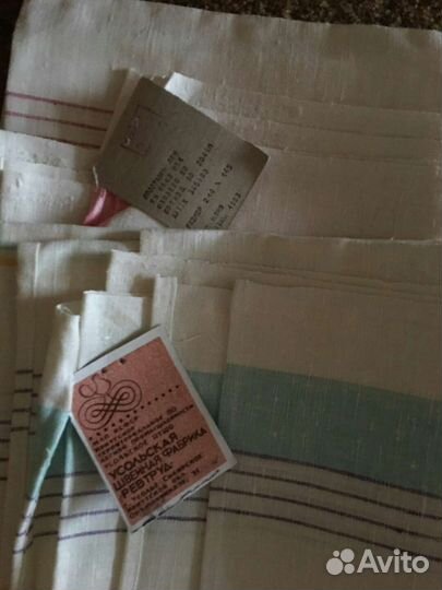 Винтажные изделия из льна из СССР