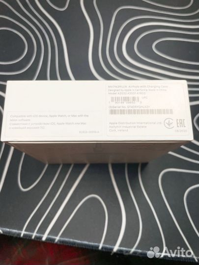 Коробка от наушников airpods 2