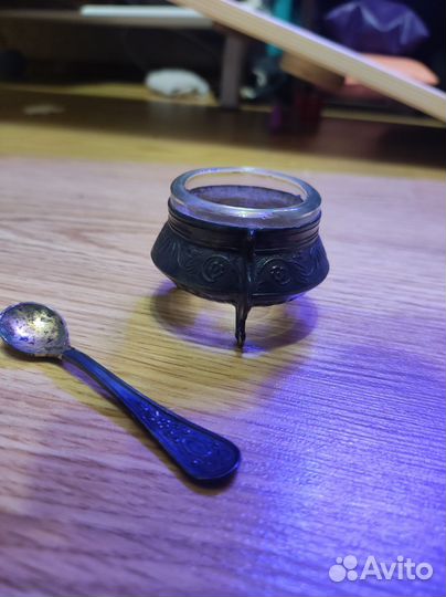 Солонка мельхиор СССР