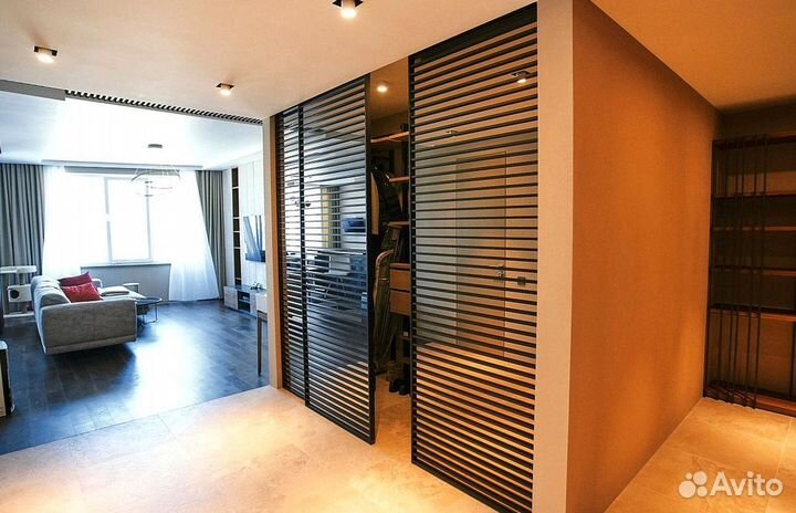 Сдвижные двери, перегородки