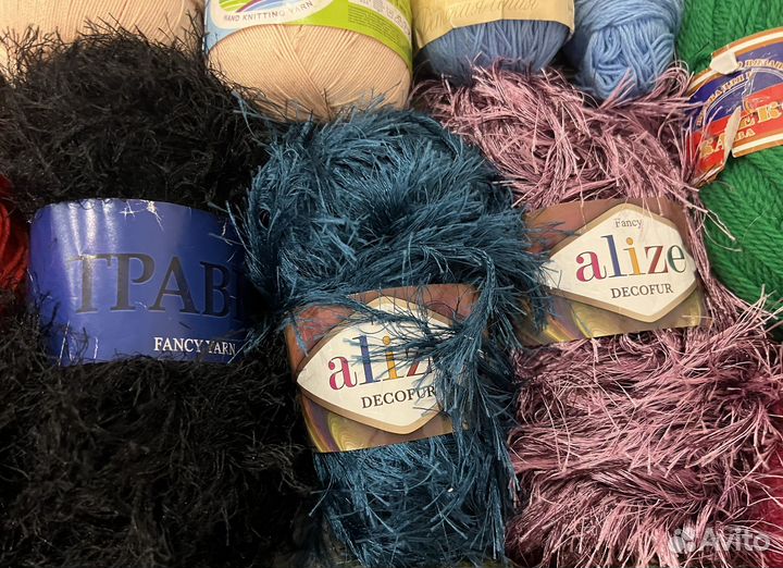 Пряжа хлопок/ шерсть/ акрил