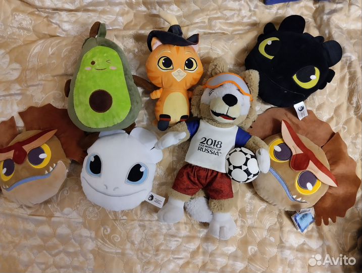 Мягкие игрушки пакетом, цена указана за все