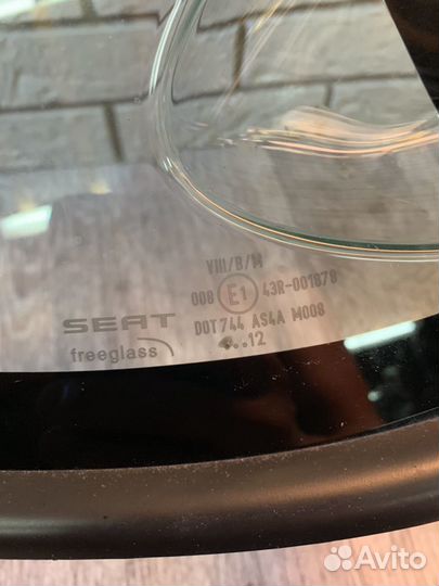 Seat Leon (1P1) Стекло кузовное глухое Форточка RH