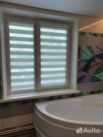 Рулонные шторы день ночь