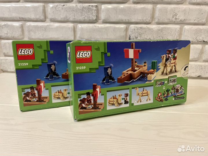Lego Minecraft 21259 с дефектами упаковки