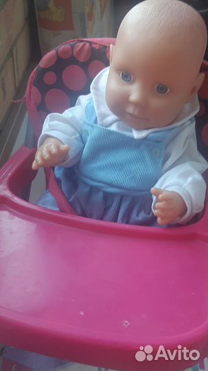 Стул для кормления с пупсом