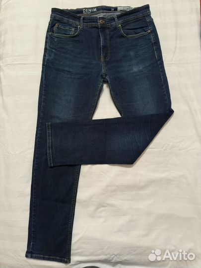 Джинсы мужские 34 50 L синие