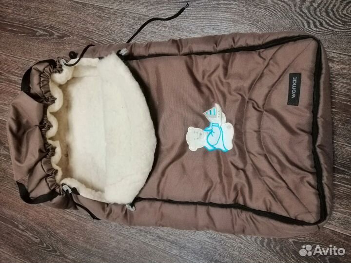 Зимний конверт на овчине Womar