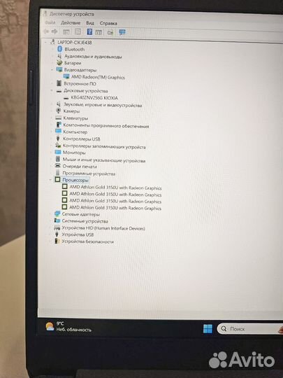 HP IPS/Athlon Gold/SSD 256GB/8 GB