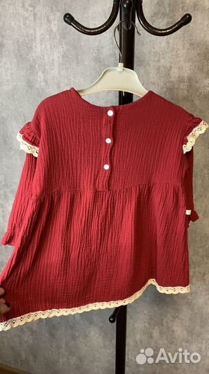 Муслиновое платье для девочки