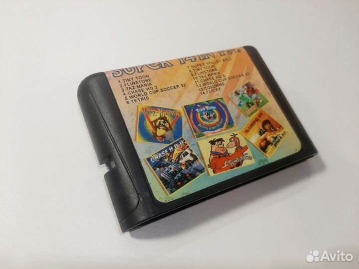 Картридж для sega 14 в 1