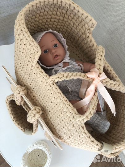 Люлька ручной работы для кукол и игрушек