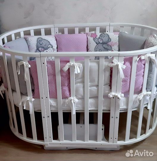 Бортики в детскую кроватку