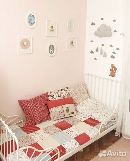 Детская раздвижная кровать IKEA Миннен