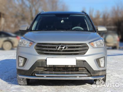 Защита бампера Hyundai Creta 2016-наст.вр