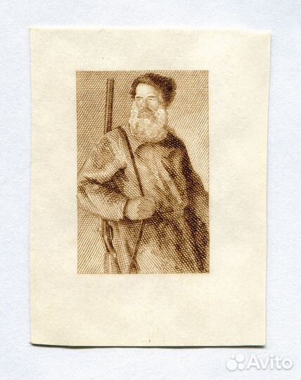 Пробный оттиск марки СССР (металлография)