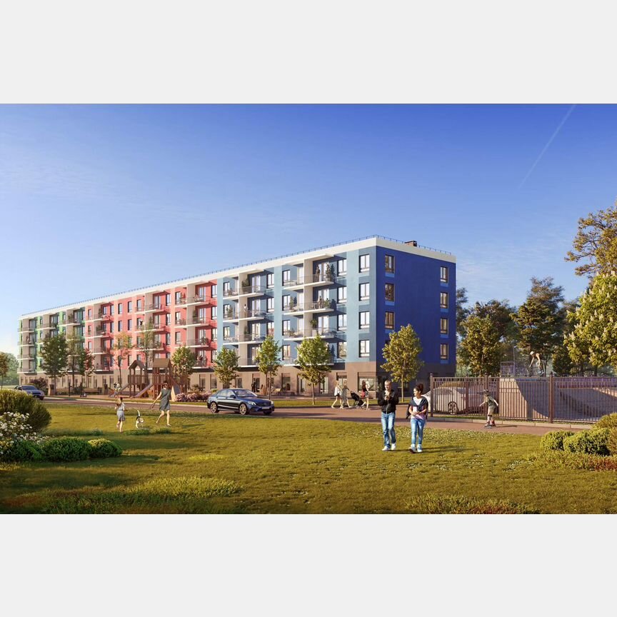 2-к. квартира, 53,5 м², 5/5 эт.