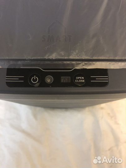 Ведро пластиковое с крышкой автомат